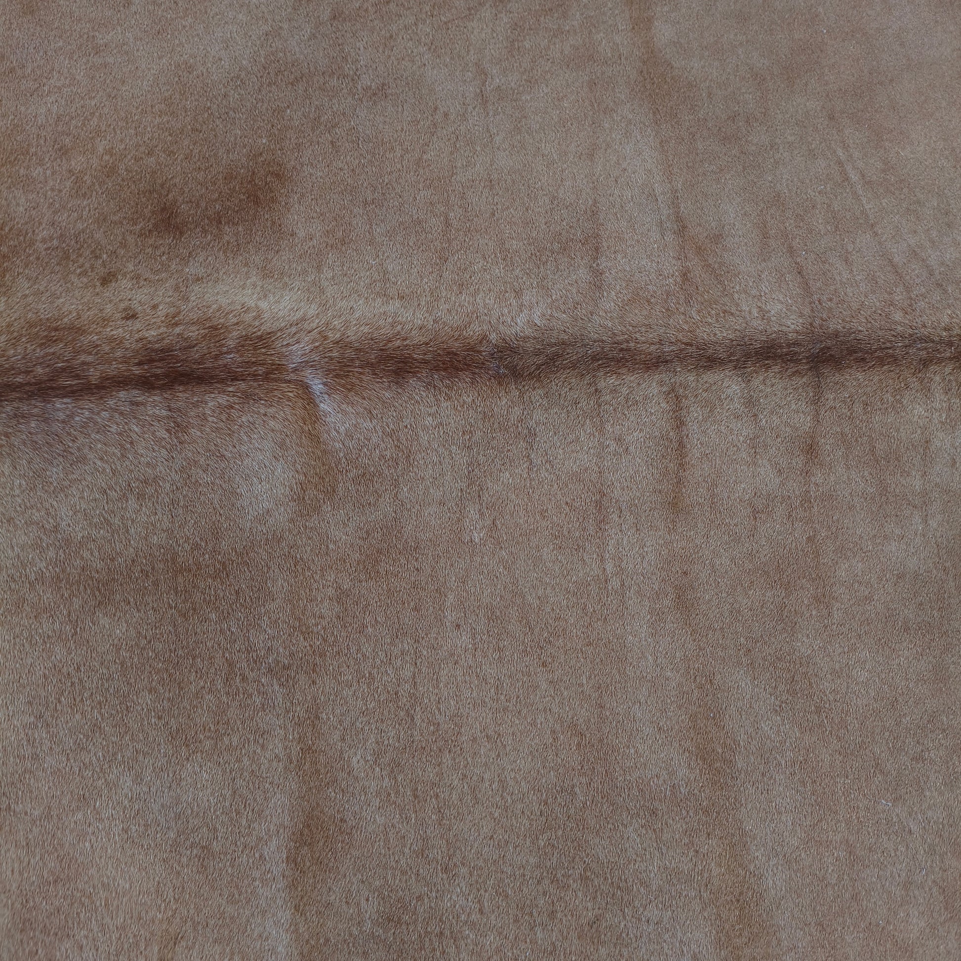 Tapete de couro de boi bege claro BC964 — foto real 4