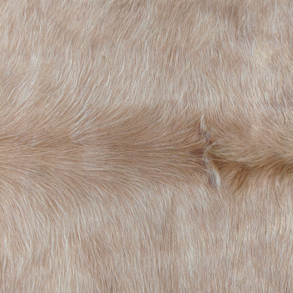 Tapete de couro de boi bege claro BC968 — foto real 2