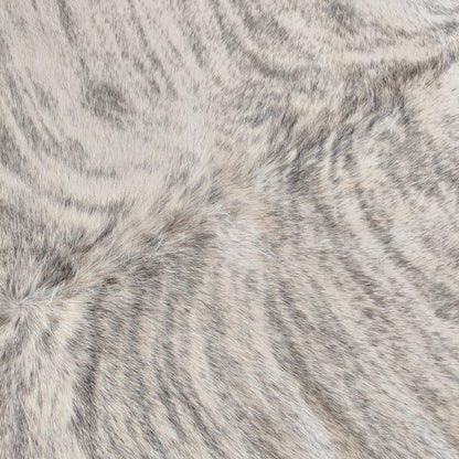 Tapete de couro de boi natural brazino claro BZC1041 — foto real 2