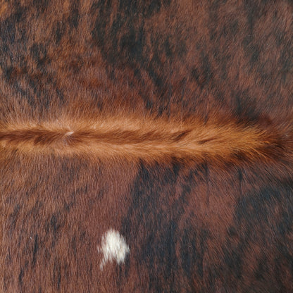 Tapete de couro de boi natural brazino escuro BZE1079 — foto real 2