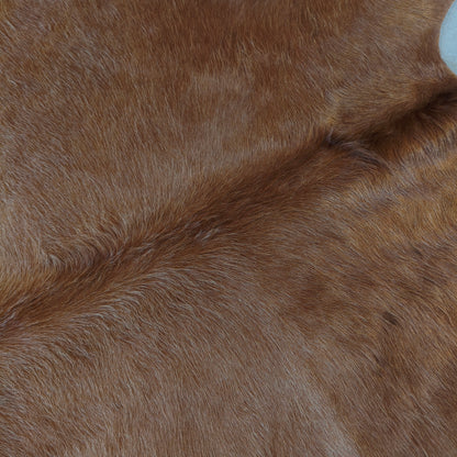 Tapete de couro de boi marrom gold BE985 — foto real 3