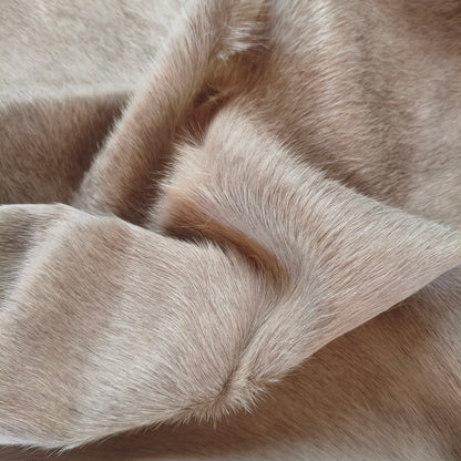 Tapete de couro de boi natural exótico pérola EXC1054 — foto real 4