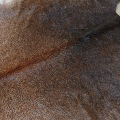 Tapete de couro de boi bege escuro e prero OSC1020 — foto real 2