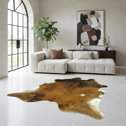 Tapete Bovino Natural Brazino Escuro I BZE336 I 1,99 x 2,32m