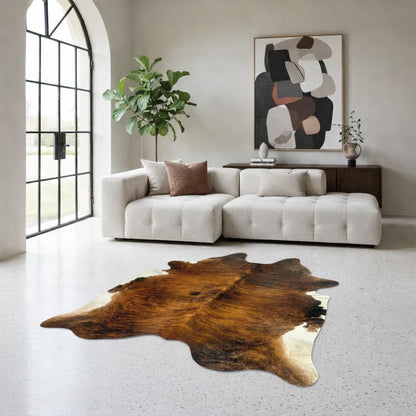 Tapete Bovino Natural Brazino Escuro I BZE357 I  2,41 x 2,44 m