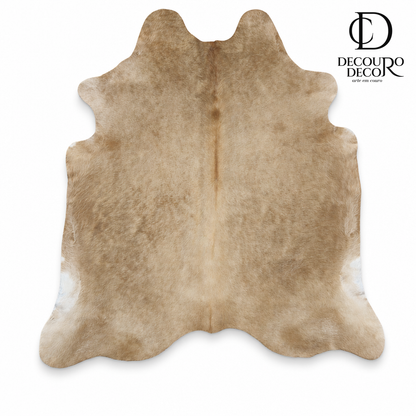 Tapete Bovino Natural Bege Claro BC804