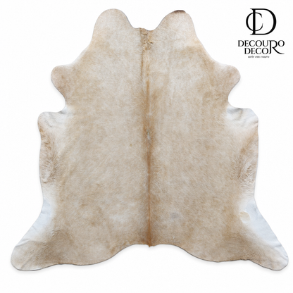 Tapete Bovino Natural Bege Claro BC807