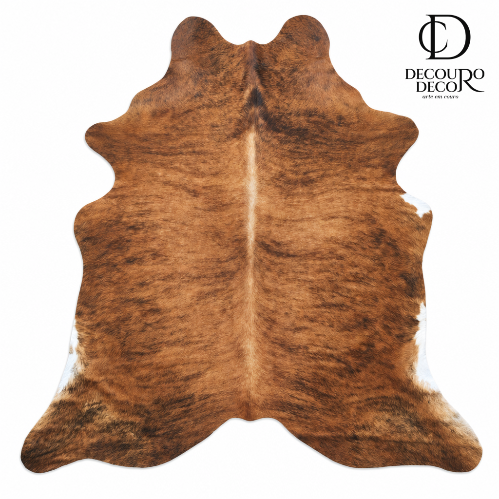 Tapete Bovino Natural Brazino Escuro BZE824