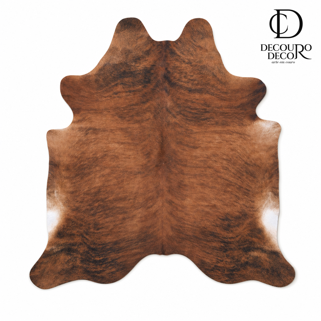 Tapete Bovino Natural Brazino Escuro BZE825