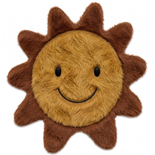 Tapete Infantil Sol Sorridente em Couro Bovino 100% Natural – Feito à Mão