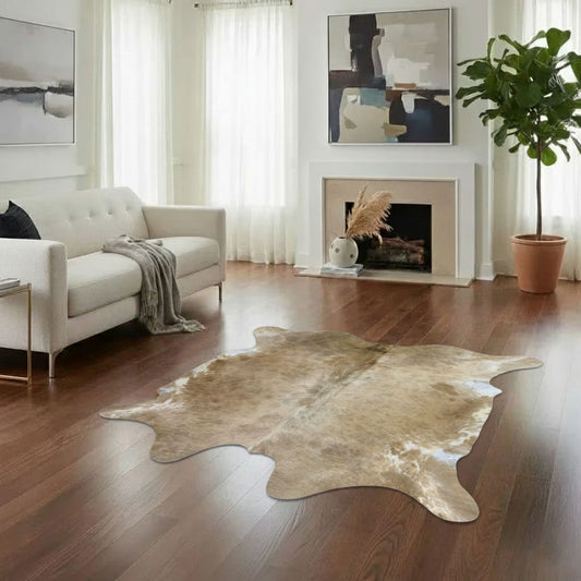 Tapete Bovino Natural Champagne I CH020 I 2,07 x 1,87m