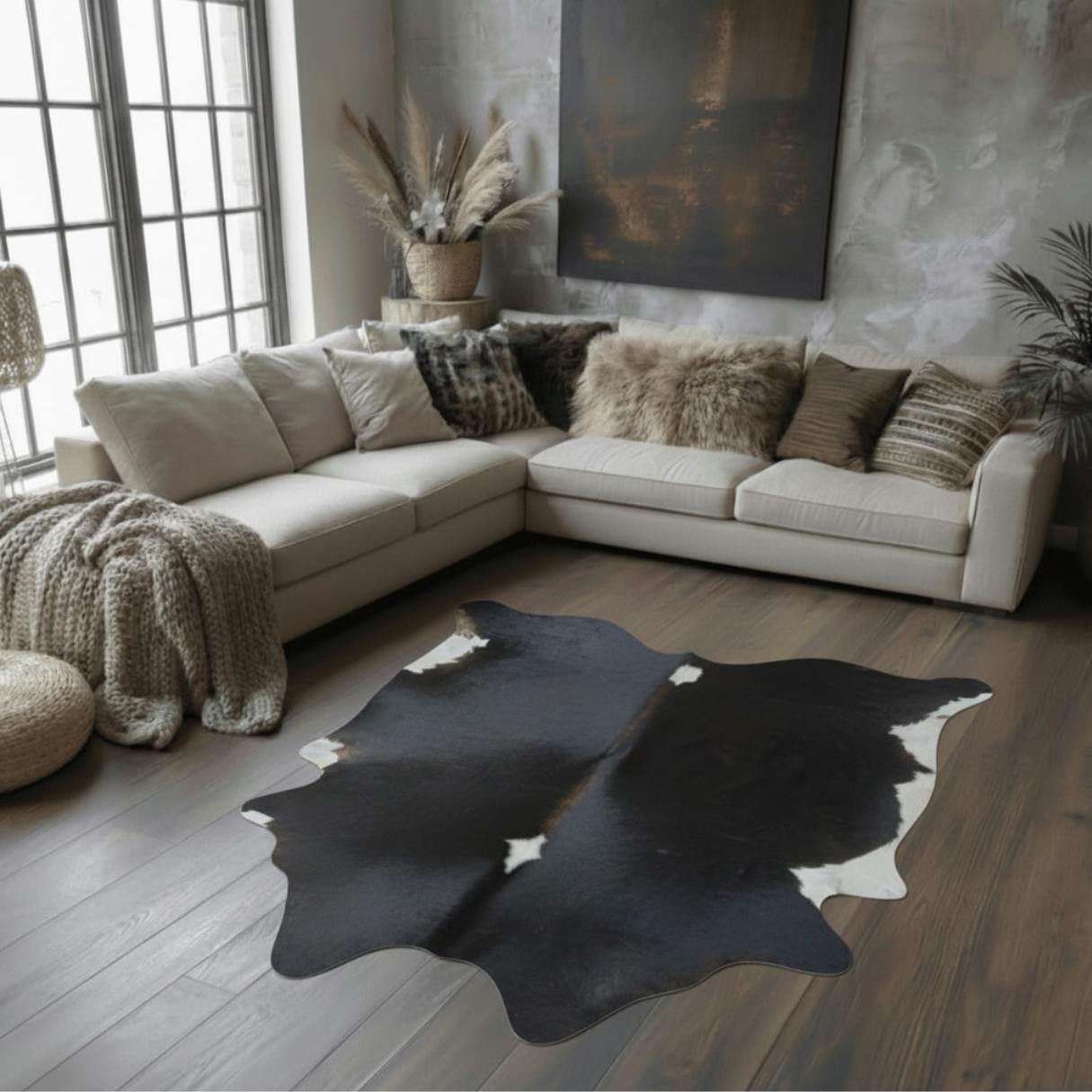 Tapete Bovino Natural Osco I OS019 I  2,23 x2,08m