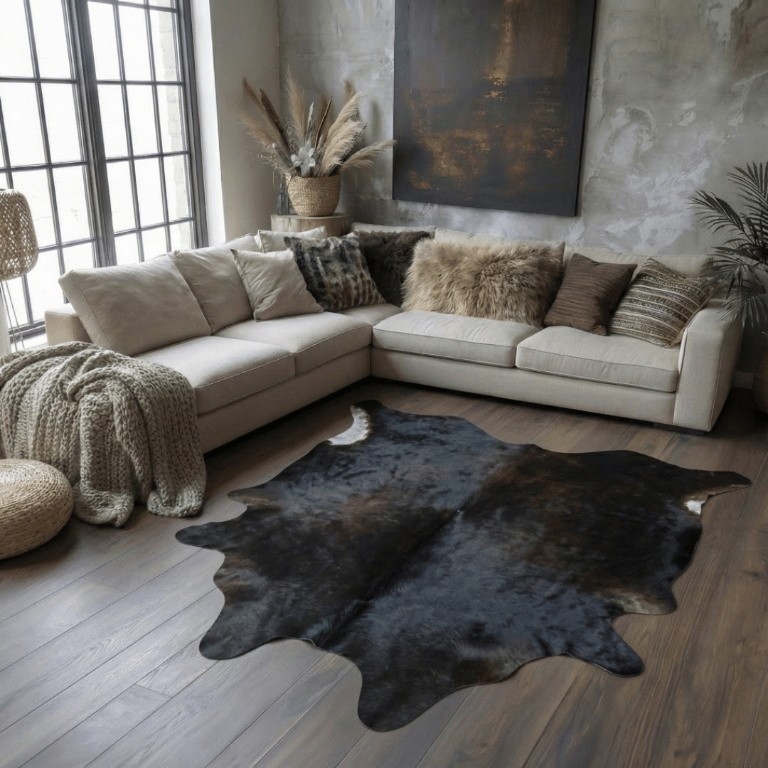 Tapete Bovino Natural Osco I OS024 I 1,94 x 1,90m