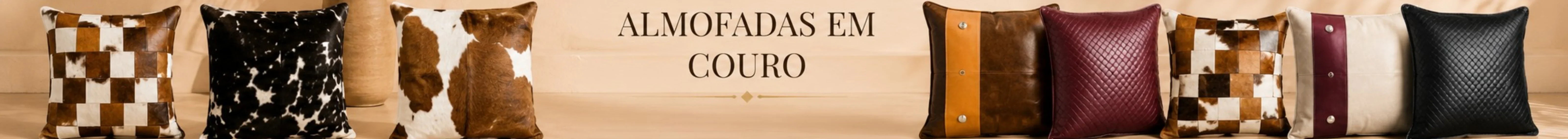 Almofadas em Couro Decouro